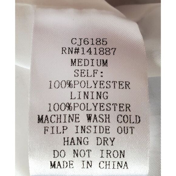 TCEC Tweed MED Jacket Fully Lined Pastel Cream/Pink/Lilac Metal Polyester Coat - Picture 6 of 7